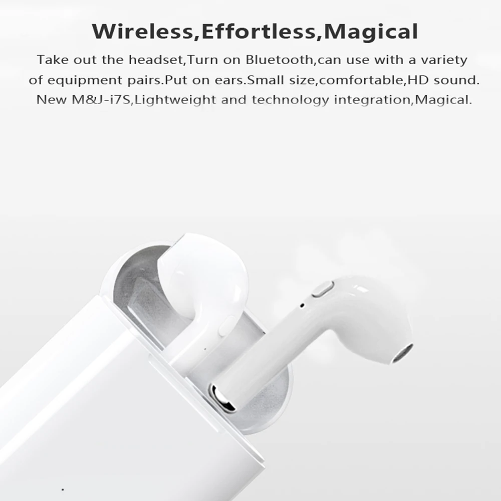 Ubit горячая Распродажа i7s TWS мини беспроводные Bluetooth наушники стерео гарнитура с