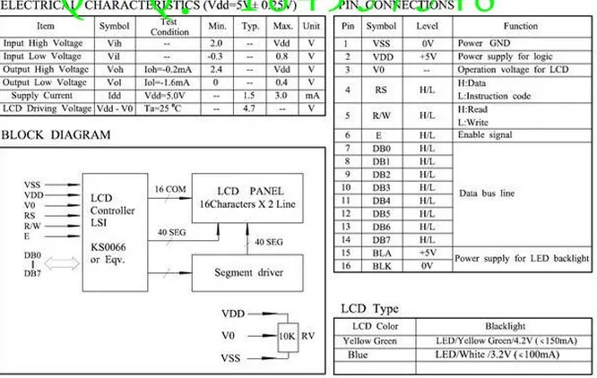 XIASONGXIN LIGHT 10 шт. LCD1602 1602 Модуль синий экран 16x2 символа ЖК дисплей модуль HD44780