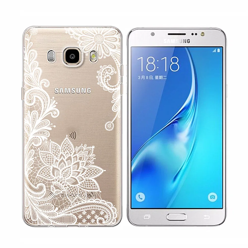 Кружевная мандала цветок Мягкий ТПУ силикон для Samsung Galaxy S9 S8 Plus S6 S7 Edge S5 S4 A3 A5 A7 J1 J3 J5