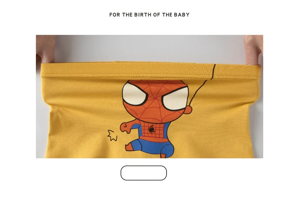 1 piece 3-12 T kids boys cotton panties Spiderman Batman baby cartoon printed children comics boxers briefs underwear for boys