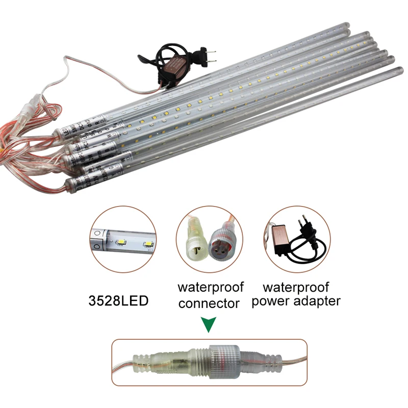 Водонепроницаемый светодиодный Рождественский светильник s 10 шт./компл. SMD3528