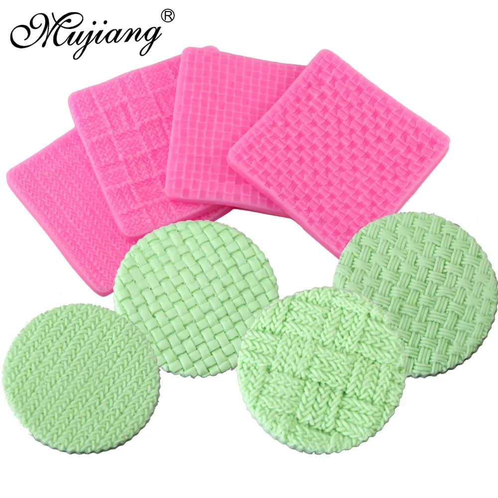 4 шт. силиконовая форма для кексов|lace mat|cake borderfondant cake decorating tools |