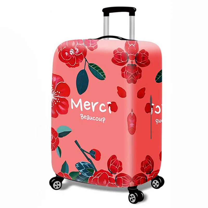 16 Luggage cover Карта мира дорожный костюм чехол защитный чехол стиль багажный чехол Аксессуары для путешествий Эластичный Чемодан пылезащитный чехол для 18'-32' - Цвет: 16 Luggage cover