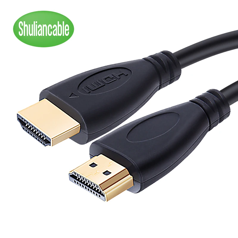 Оптовая продажа 100 шт./лот HDMI кабель высокоскоростные видеокабели с позолоченным