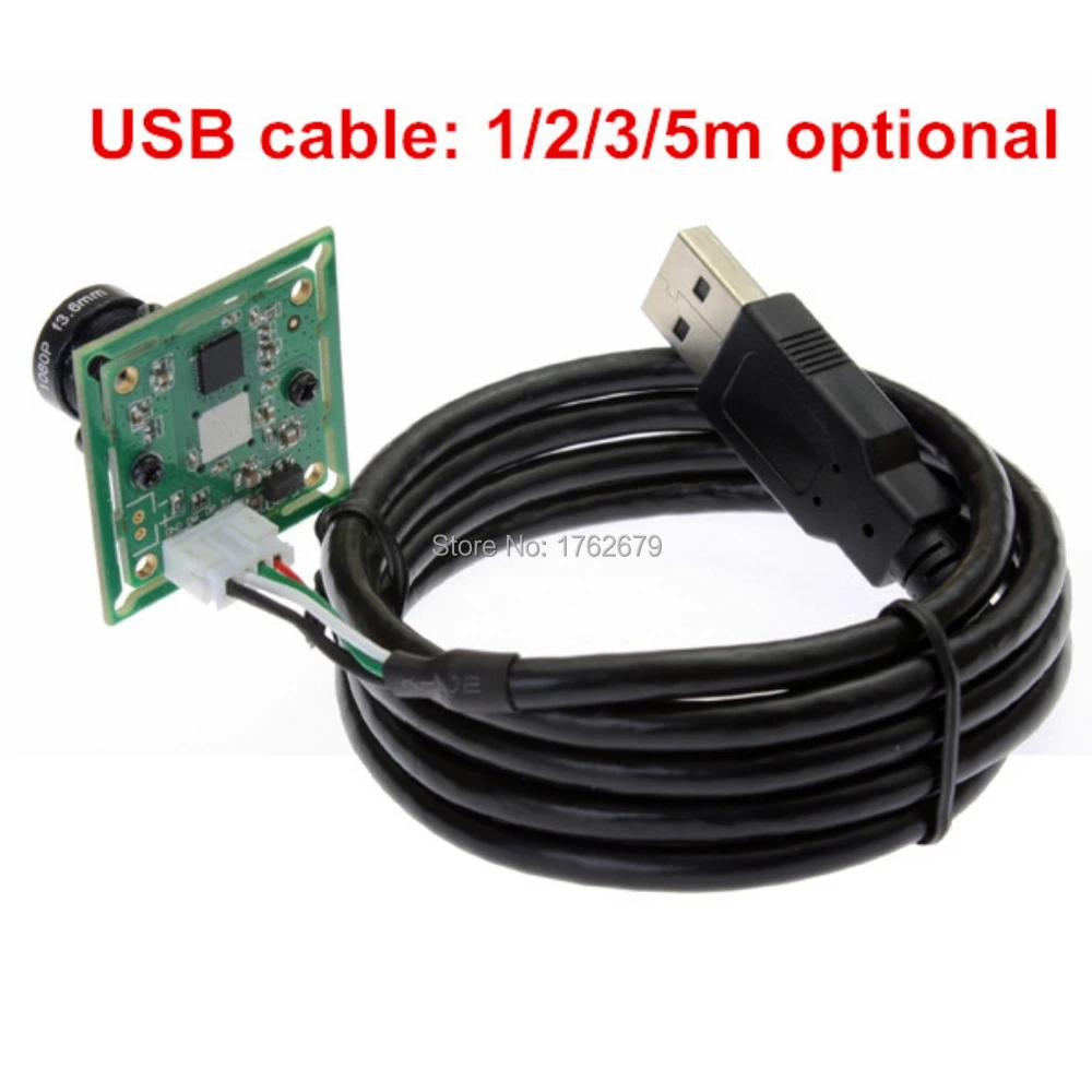 USB-модуль камеры 12 мм для системы Linux 1/4 дюйма цветной CMOS-датчик веб-камера Cam MJPEP