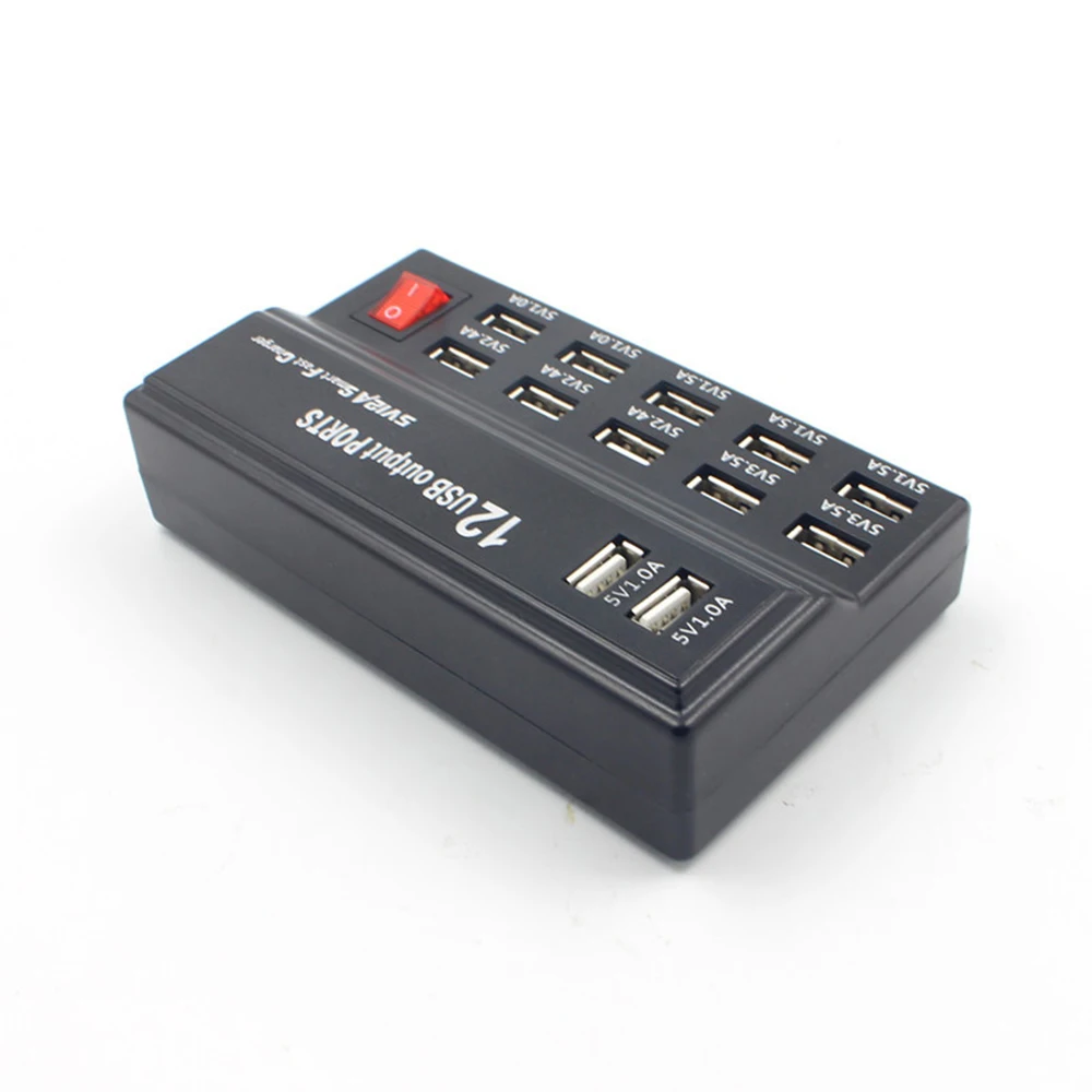 10/12 портов USB умная электростанция концентратор Быстрая зарядка настенное