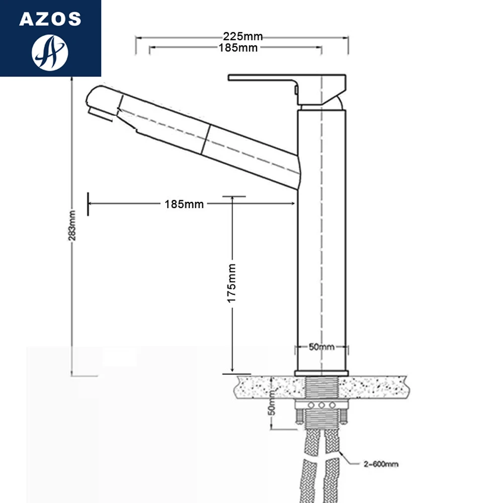 Смеситель для ванной комнаты с одной ручкой Поворотный душа Носик сосуд Раковина