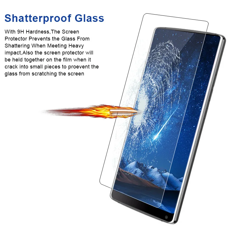 Oukitel Mix 2 закаленное стекло Vkworld S8 2.5D 9 H Защитная пленка для экрана против царапин