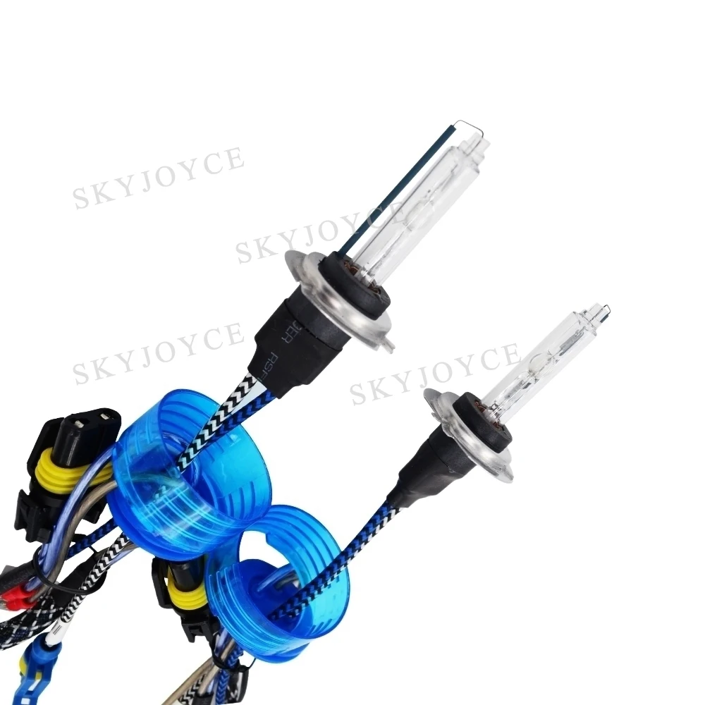 SKYJOYCE AC 12V 55W Супер быстрая яркая HID лампа 5800K Автомобильная фара Лампа H1 H7 H11 9005 9006