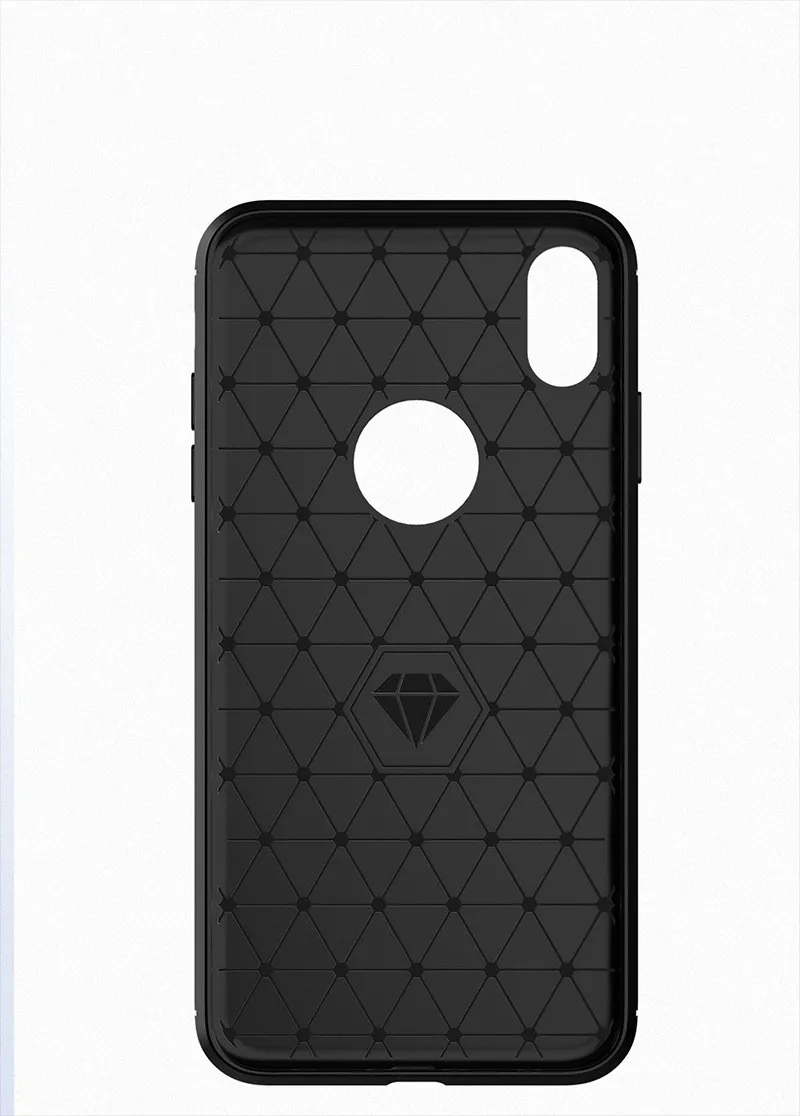 Мобильный телефон чехлы для iphone XS защитный чехол XSMAX матовый углеродного волокна