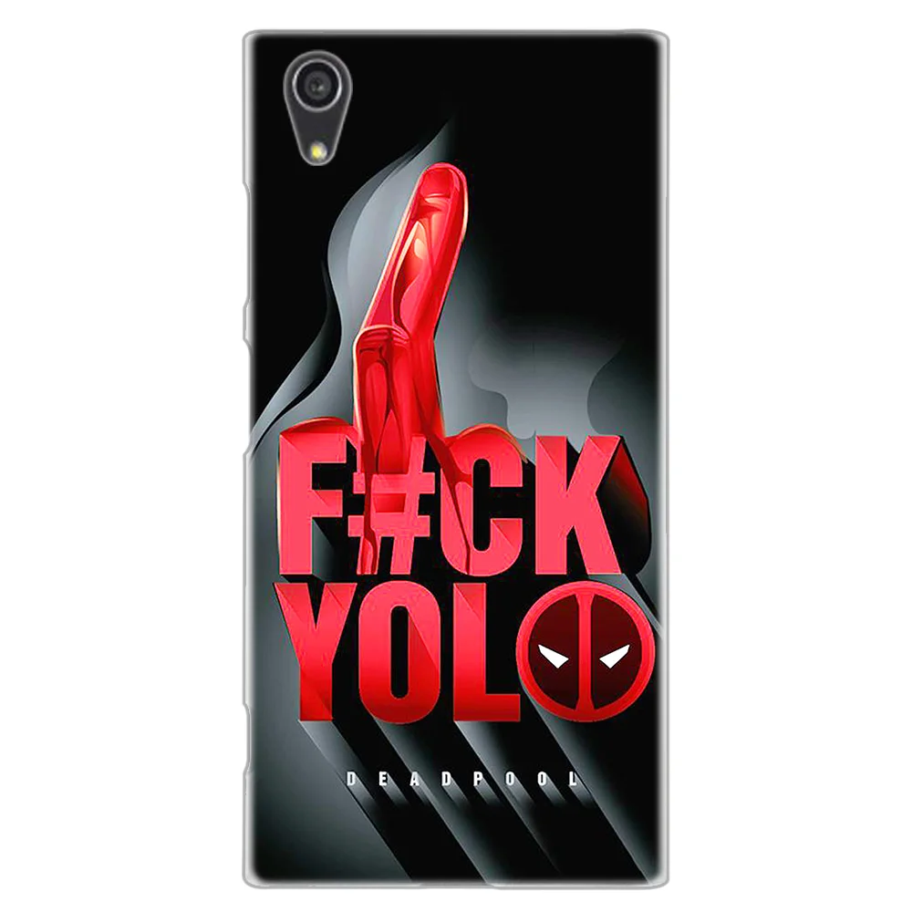 01 Модный чехол MLLSE Marvel Hero Deadpool для sony Xperia X XA XA1 XA2 Plus XA3 XZ XZ1 XZ2 XZ3 XZ4 Compact L1 L2 L3 - Цвет: 01
