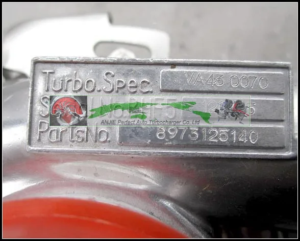 Турбо RHF5 8972503642 8973125140 8972503640 8971371098 для OPEL Monterey Jackaroo ISUZU Trooper 4JX1T 4JX1TC 8971371097 л |