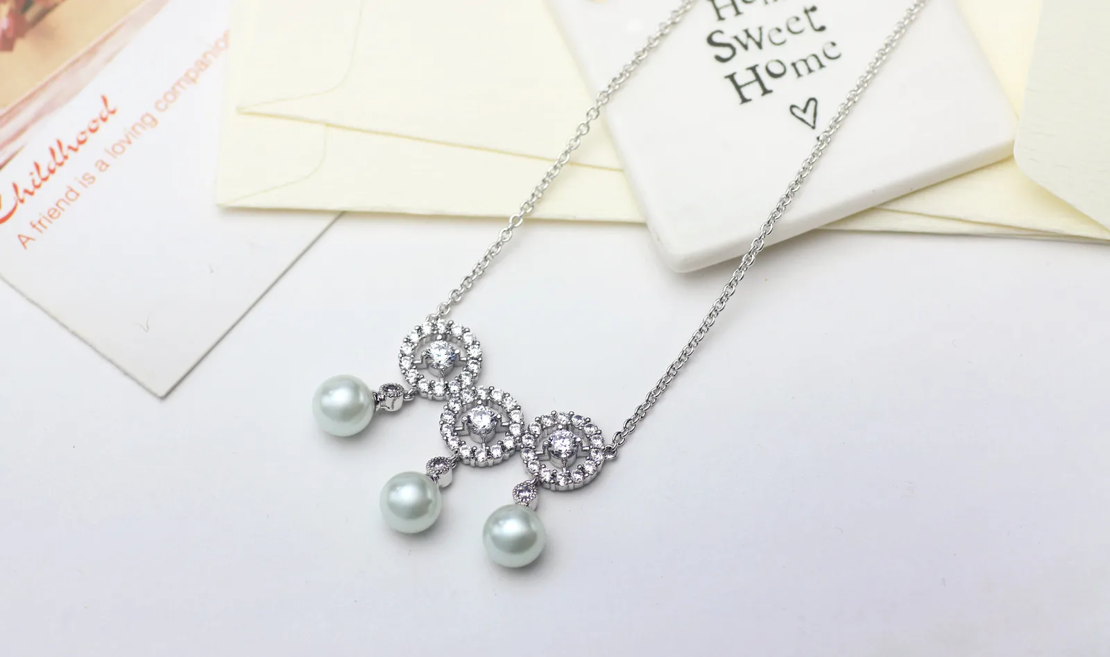 Подвеска Neoglory модное ожерелье с фианитом для женщин дизайнерские украшения 2020