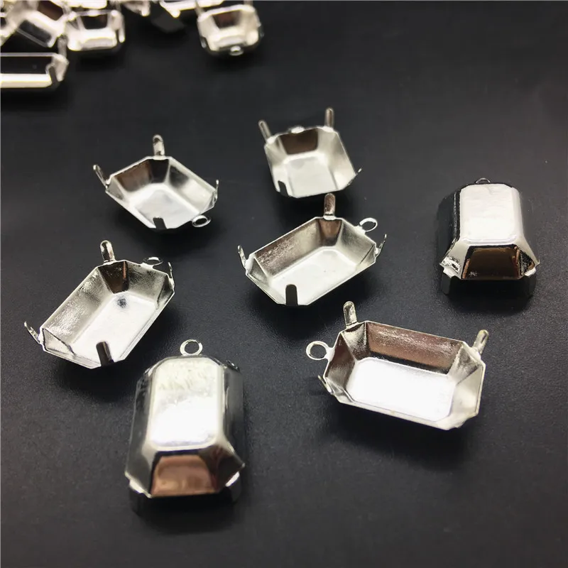 TopStone одна петля Серебряный/латунный Цвет Металлический Зажим Для 13x18 мм