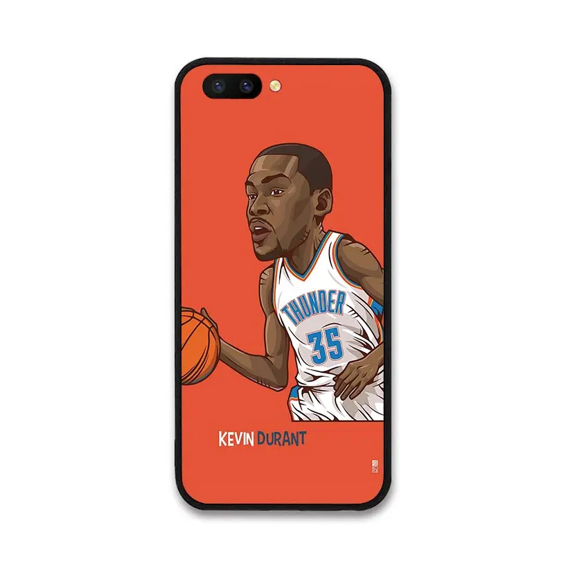 NBA мультфильм спортсмены спортивная звезда пластиковый жесткий чехол для OPPO R9 R11