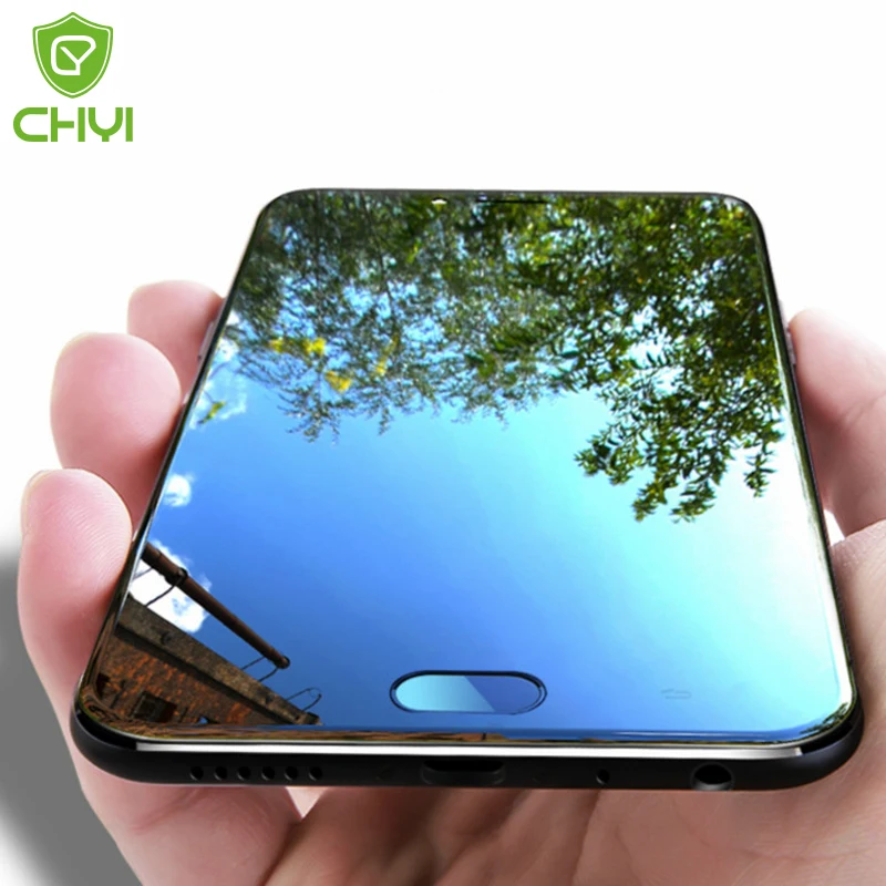 Закаленное стекло CHYI для Oneplus 5T Полноэкранный протектор OnePlus 5 3 олеофобное