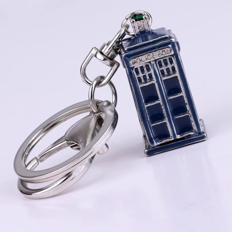 Doctor Who брелоки 3D металлические далек ТАРДИС полицейская коробка брелоки для женщин и мужчин брелоки подвески брелок