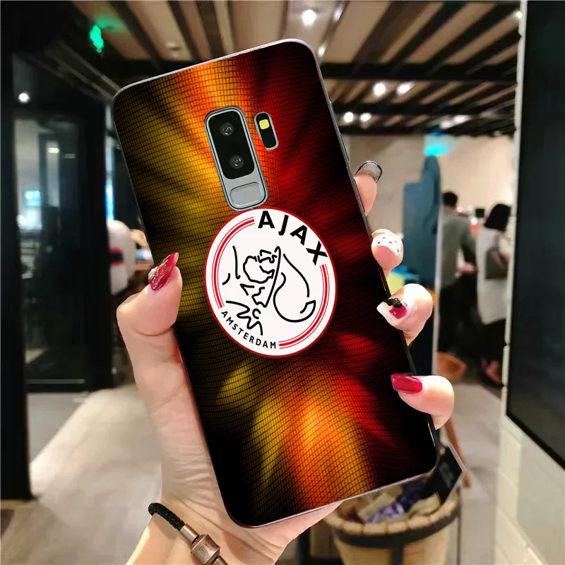 Yinuoda чехол для телефона Ajax команды samsung Galaxy Note4 5 9 A7 A8 A9 2018 черный мягкий Уретановый