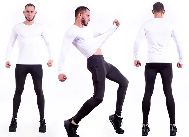 Комплект MMA Rashguard мужской компрессионный спортивный костюм Быстросохнущий пот