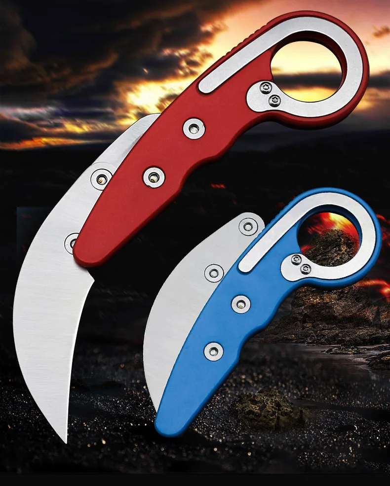 Swayboo механический складной нож Karambit CS GO коготь нож выживания кольцо нож карманный тактический инструмент мини EDC инструмент