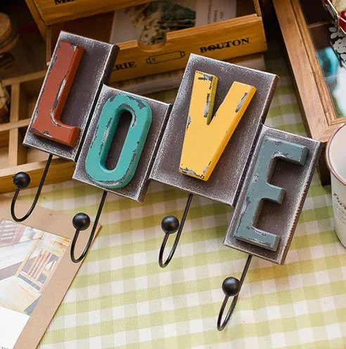 Покупки Zakka подвесной крючок на ремень буквы креативные предметы интерьера|hooks