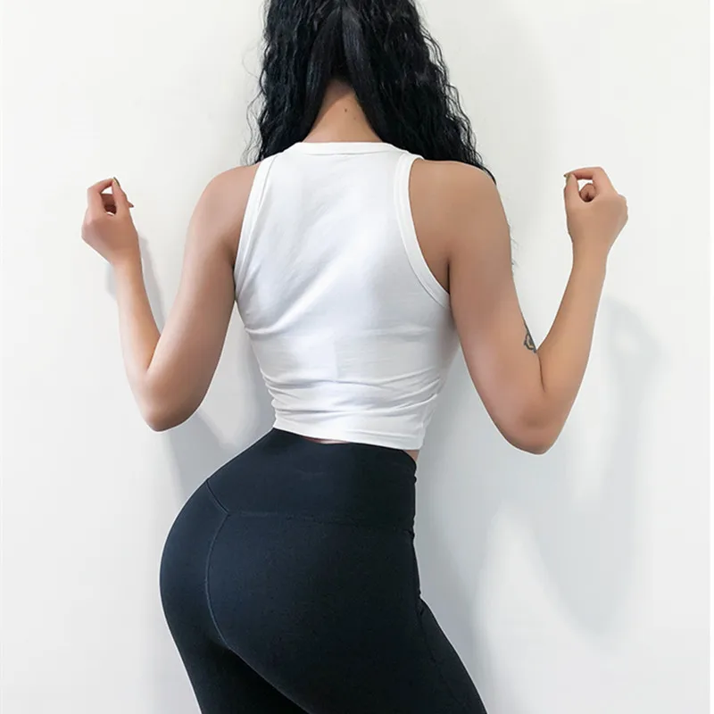 Сексуальный женский летний спортивный жилет без рукавов с рисунком русалки