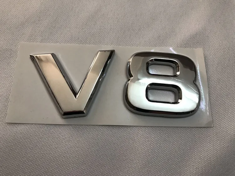 ABS Хромированная задняя наклейка V8 бейдж отделка письмо для NIssan патруль Y62 Армада