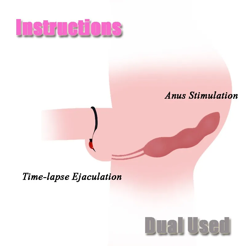 Мужской пенис стимуляция Регулируемый петушок ремень на анальный фаллоимитатор