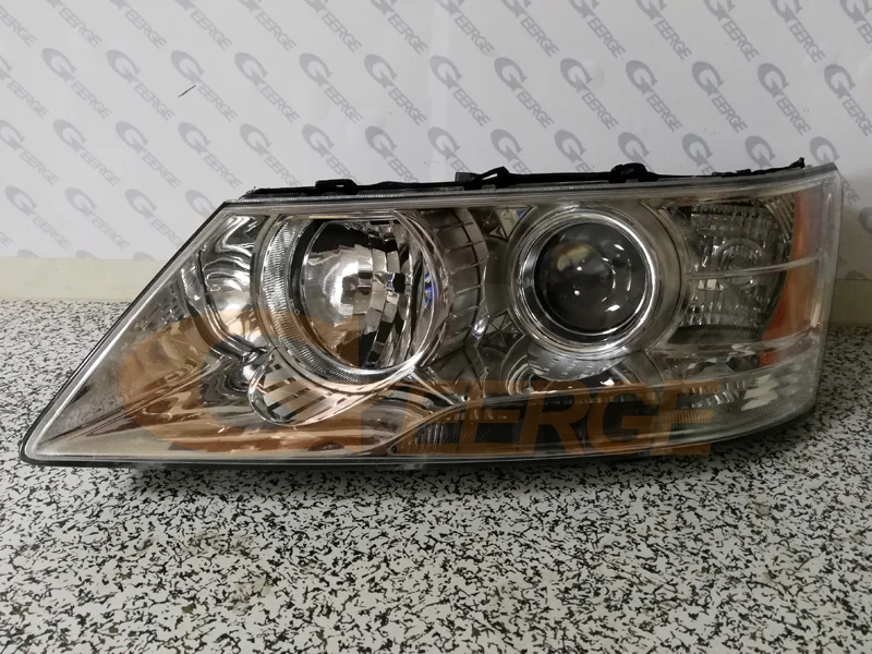 Для Hyundai Sonata NF трансформирует 2008 2009 2010 отличное Ультра яркое освещение COB led angel eyes kit halo кольца