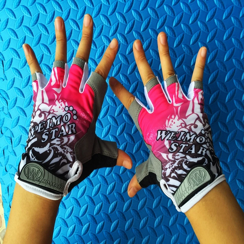 Новые велосипедные перчатки MTB с полупальцами мужские женские гоночные 4 цвета