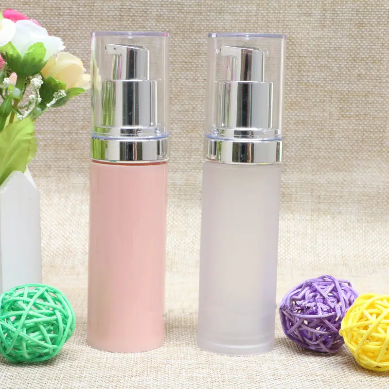 Вакуумная бутылка для лосьона 30 мл эссенция безвоздушная пластиковая с