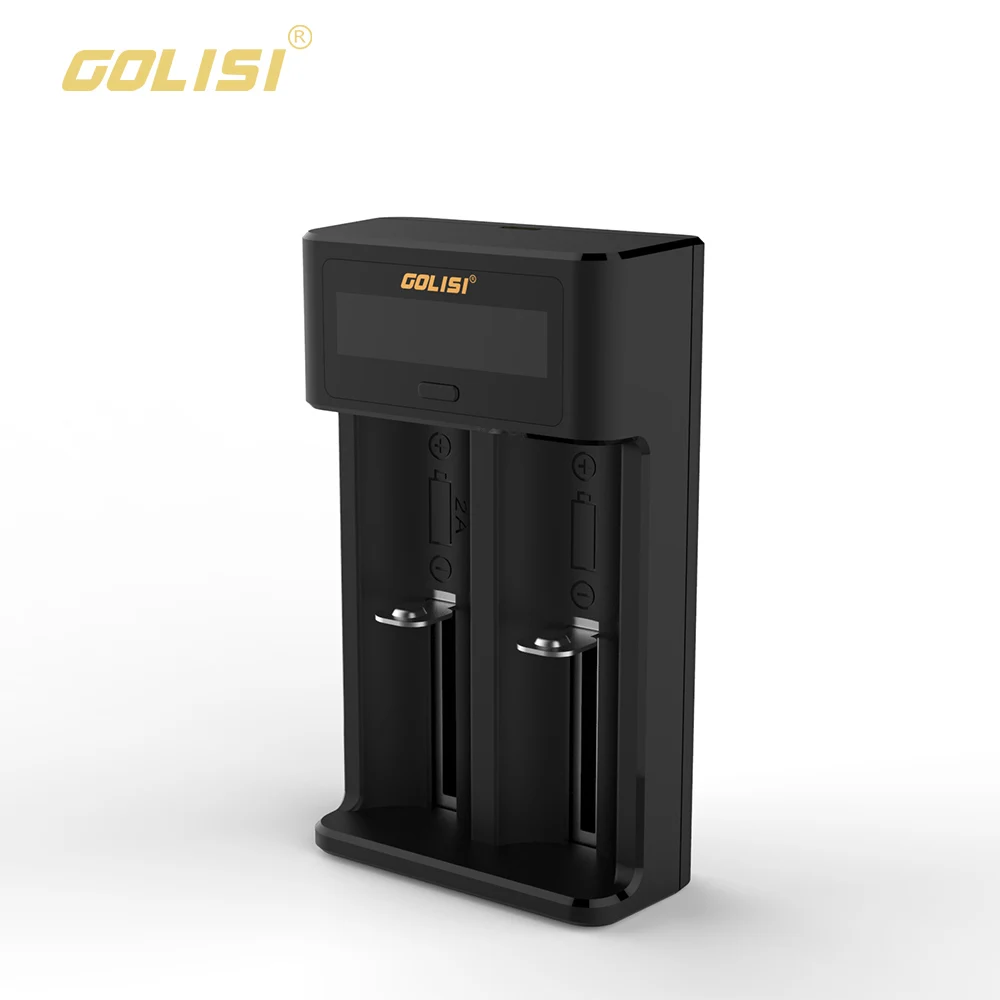 Golisi 2 шт. S35 IMR 21700 3750 мАч E-CIG аккумуляторная батарея для VAPE с goliisi i2 Смарт зарядное устройство ЖК-дисплей 2A Быстрая зарядка