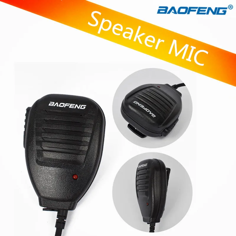 2 шт. лучшие иди и болтай Walkie Talkie Baofeng Динамик микрофон для r Kenwood TYT Pofung UV ручной 5r 82