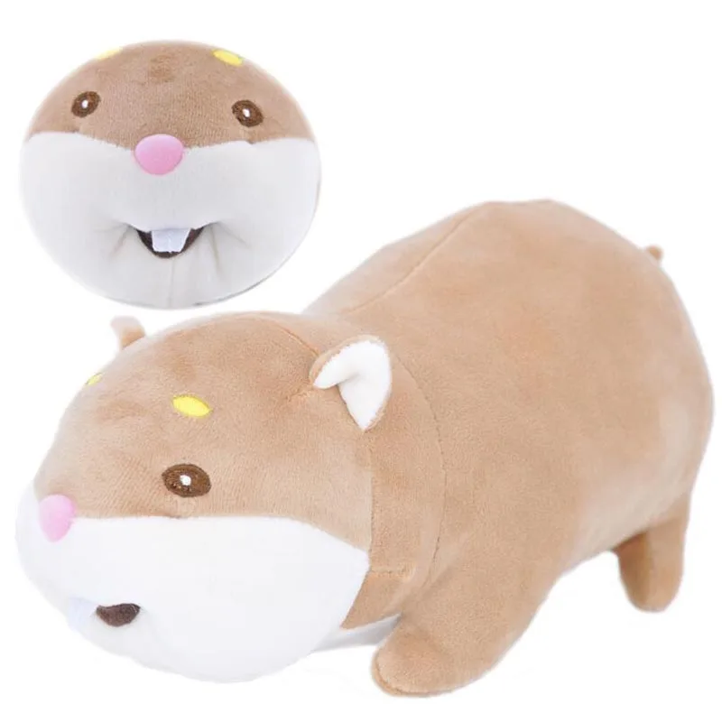 RYRY 25cm Cute Mouse Plush Toys Stuffed Hamster Animal Cartoon Soft Fuyao YuanBao Figure For Baby Children Birthday Gifts | Игрушки и