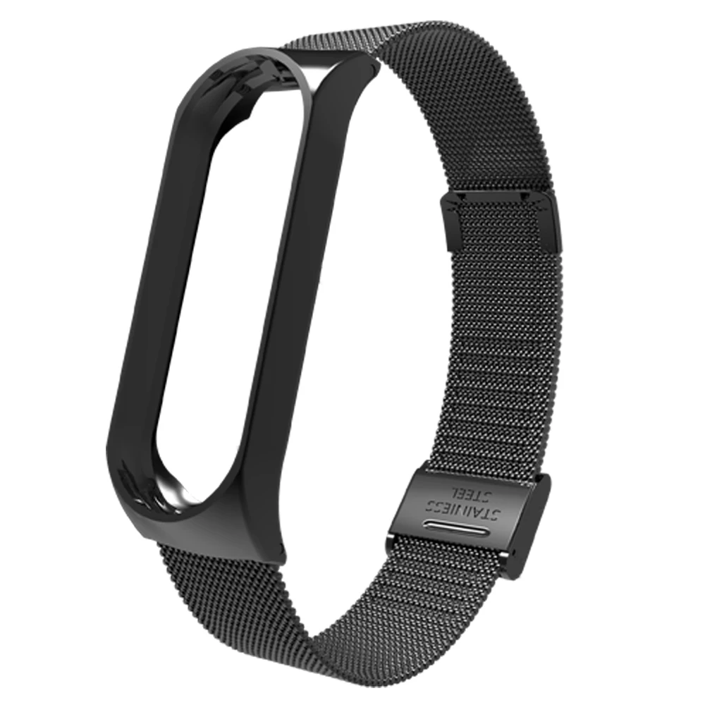 Металлический ремешок Milans для Xiaomi Mi band 3 умный Браслет Miband браслеты из