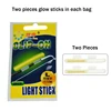 10 Pcs/5bags Fishing Glow Sticks Rod Tip Light Sticks Glow Tips for Night Fishing Poles Sea Fishing Accessories Luminous Sticks 5