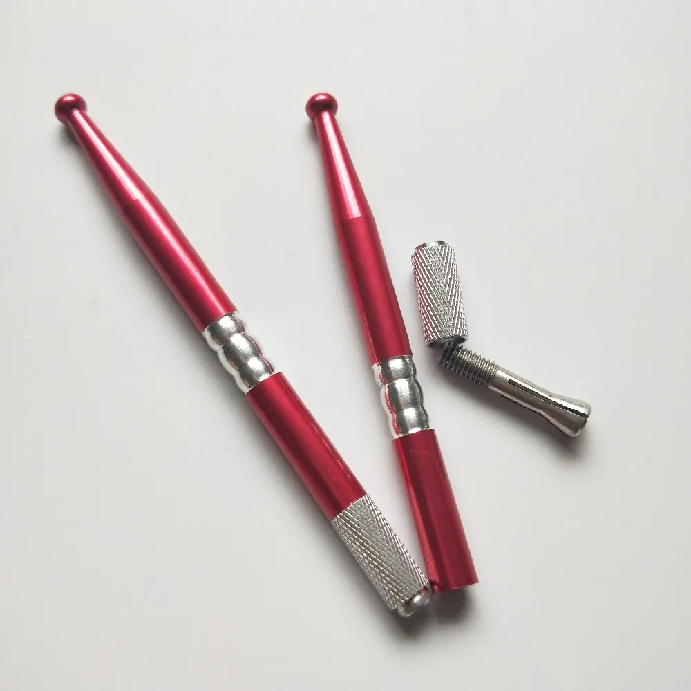 

2pcs Manual Tattoo Pen Professional Cosmetic Microblading Pen For Eyebrow and Lip Permanent Makeup