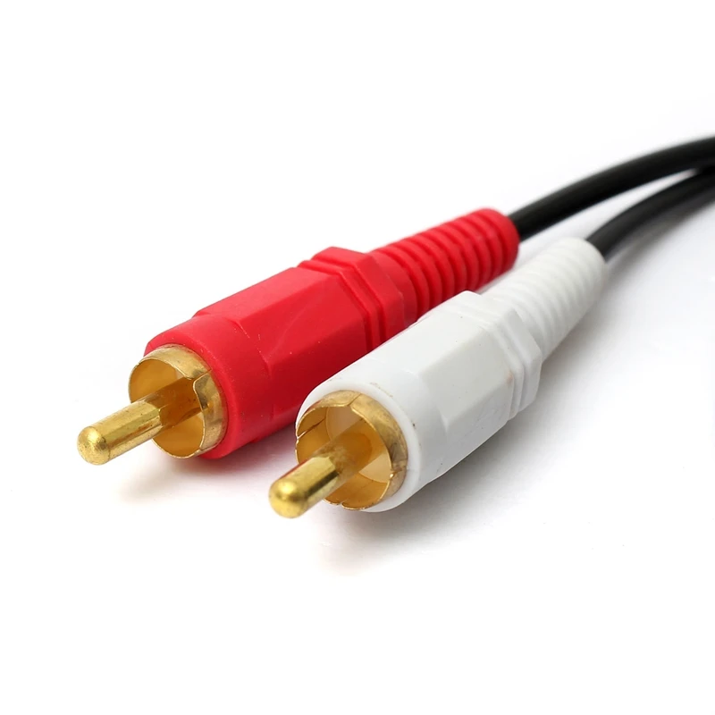 LEORY 10 м 2 RCA к покрытые золотом домашние Театр Аудио Видео двойной стерео в
