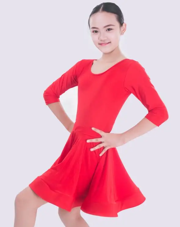 

Детское латинское платье, Румба ча Сальса Танго vestido latino, Латинская юбка, оранжевое, красное, розовое танцевальное платье, соревнование MW M005