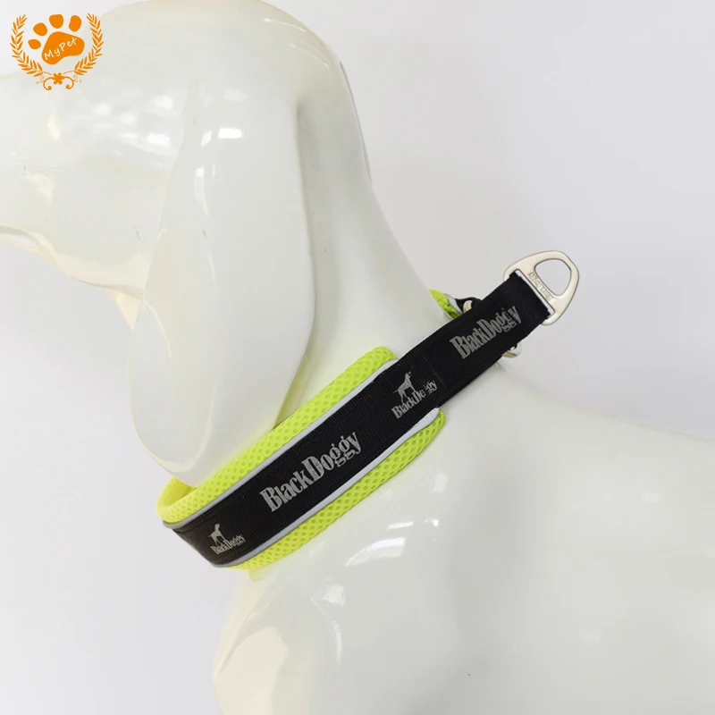 Мой Питомец горячий прочный регулируемый нейлоновый сетчатый ошейник для собак