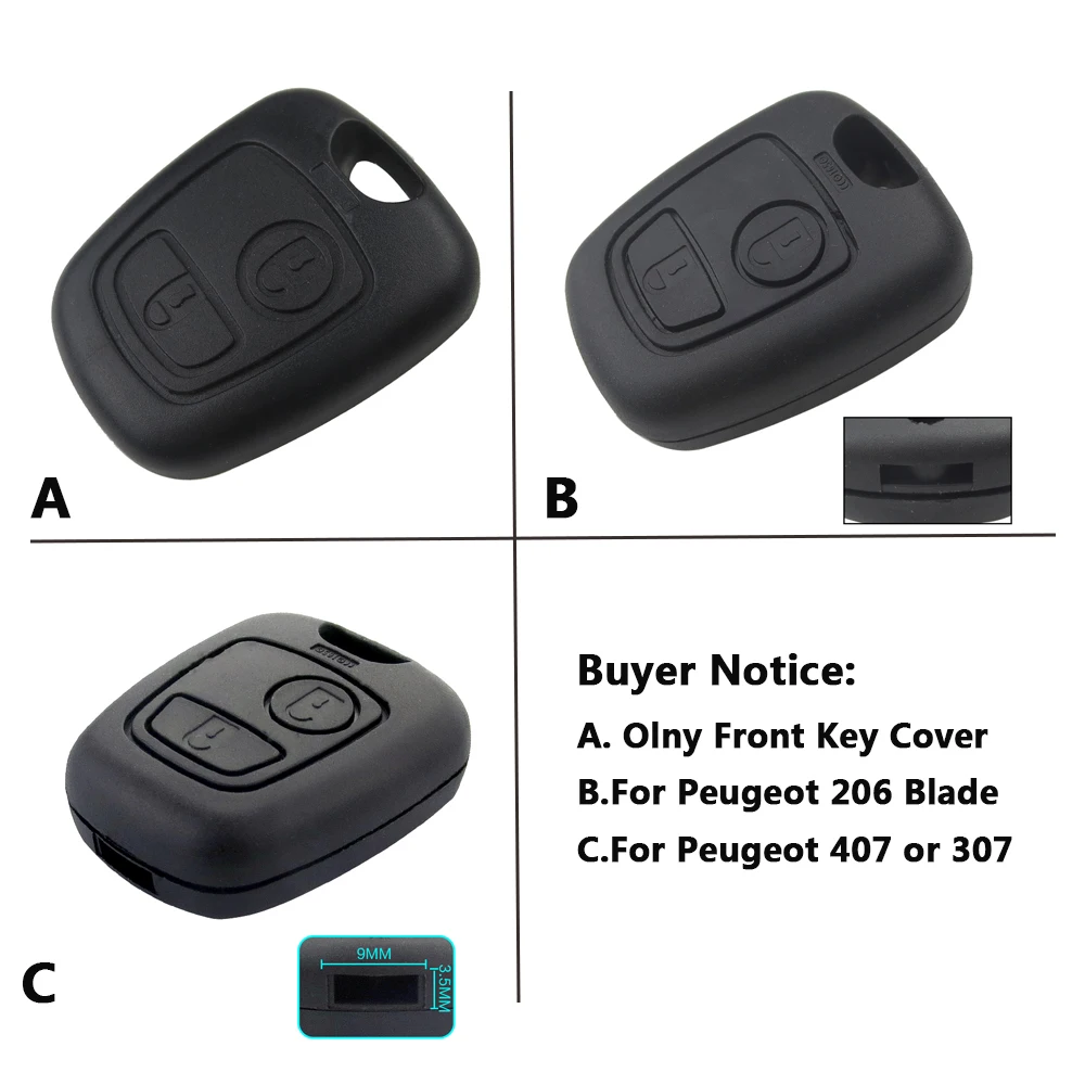 10 шт. сменная Крышка для Citroen C1 C2 C3 C4 XSARA Picasso 307 107 207 407|Ключ от авто| |