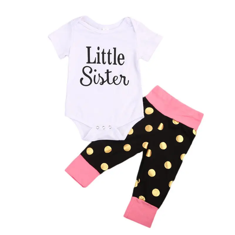 Семейный комплект для новорожденных девочек Летняя Новинка 2017 г. маленькая