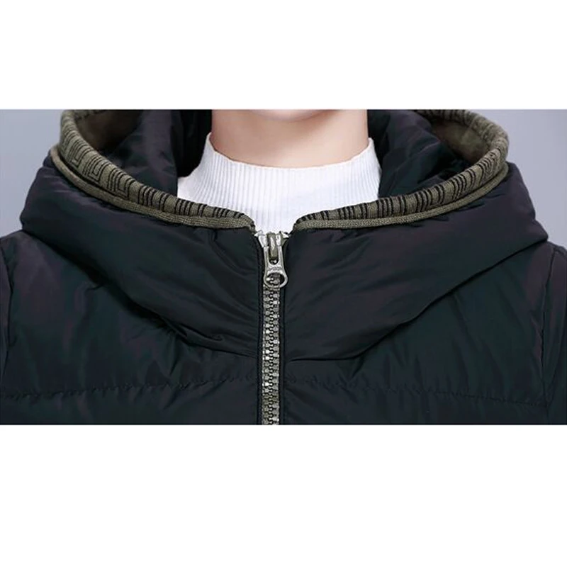 Высокое качество зимняя куртка Для женщин 2018 Новый Модное зимнее пальто 90% белый