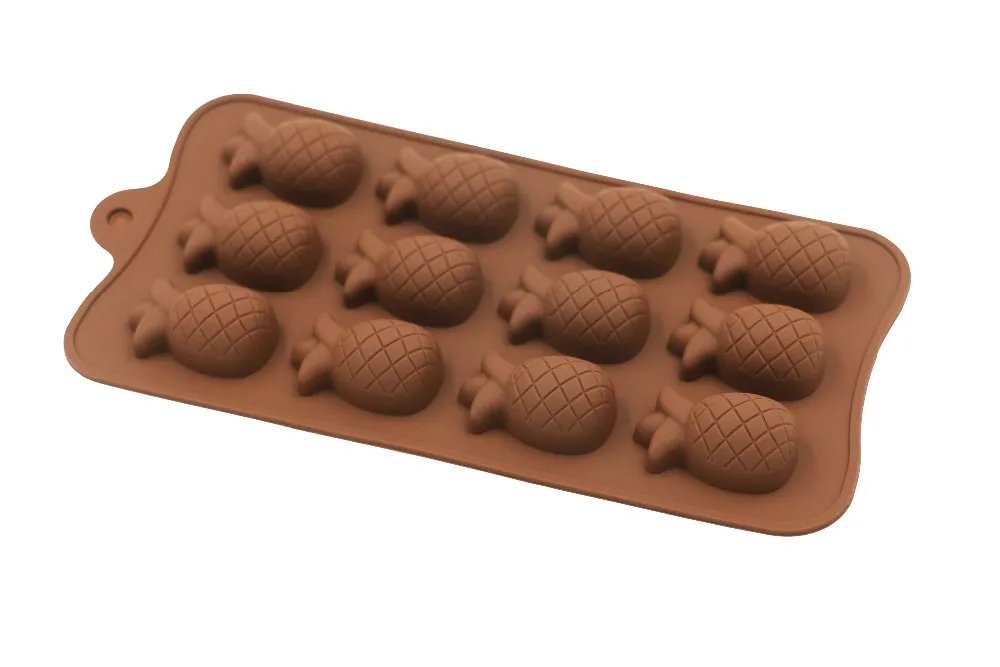 Pineapple Shape Silicone 3d Chocolate Molds Cake Bakeware Baking Tools Decorating Fondant Candy DIY Mould | Дом и сад