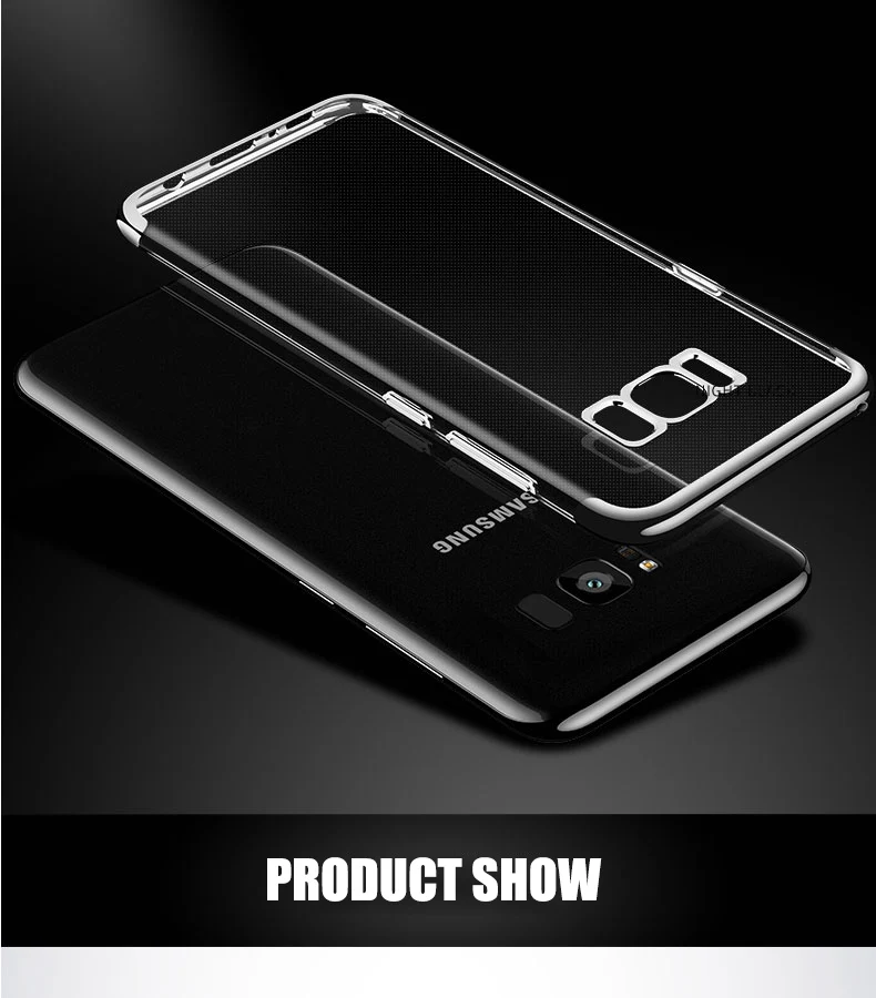 Из термопластика для задней панели Samsung S8 Plus чехол TPU Защитный Мягкий силиконовый