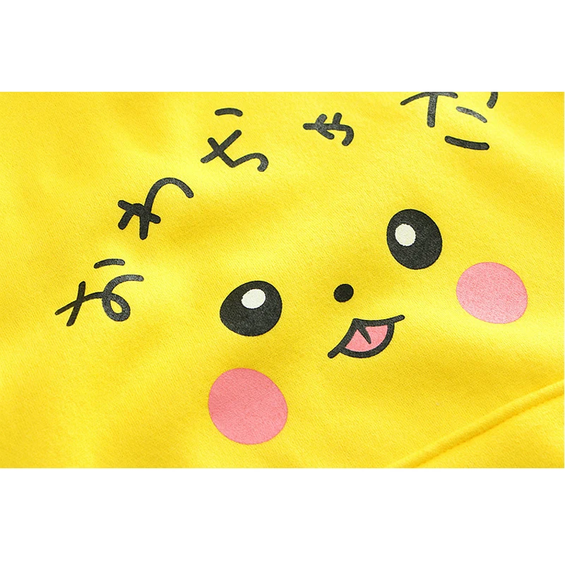WXCTEAM аниме карманные худи в форме монстра Harajuku унисекс для мужчин женщин мультфильм 3d толстовки пуловеры Пикачу кепки Топ джемпер