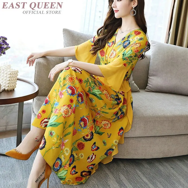 Мексиканское богемное шикарное платье в стиле хиппи праздничное длинное пляжное