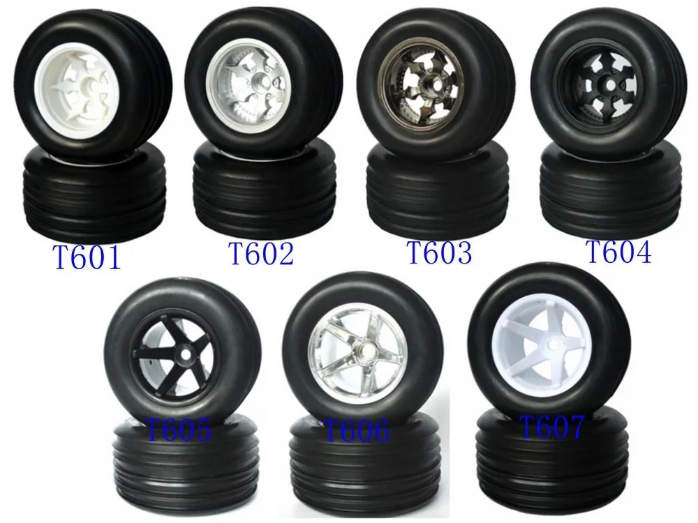 HPI racing 1/10 scale Tire + Rim set1:10 Truggy Wheel rc Car savage Flux X2|king motor|motor motormotor for |