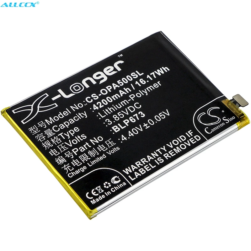 Аккумулятор Cameron Sino BLP673 на 4200 мАч для OPPO A2 Pro A3s A5 AX5 CPH1803 CPH1805 CPH1851 PBAM00 PBAT00 R15 Neo Realme