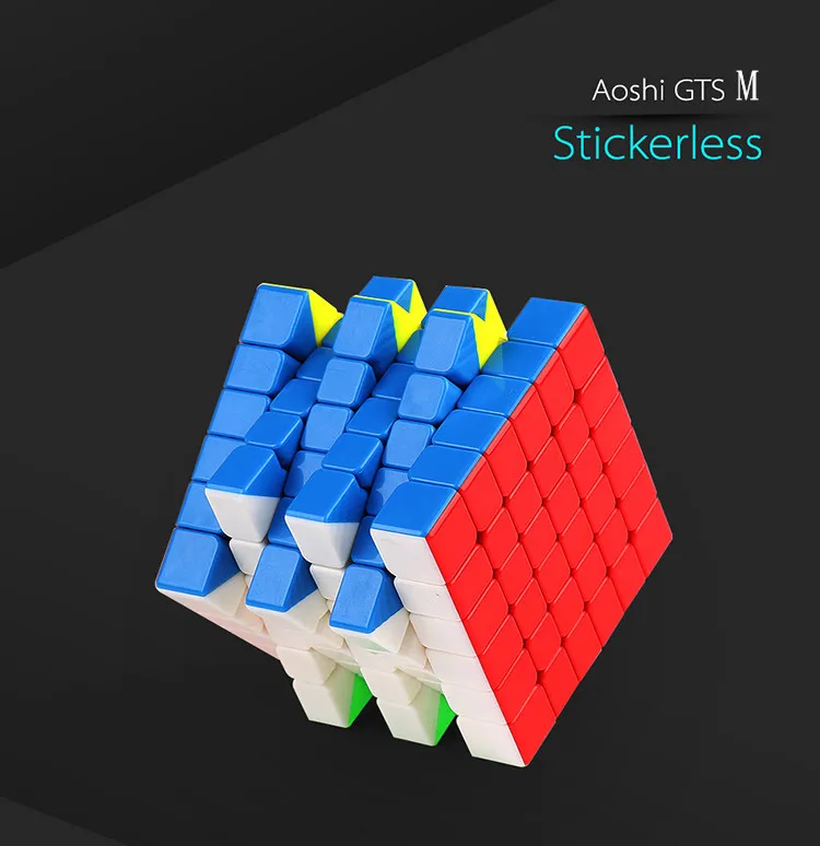 MoYu Aoshi GTS M 6x6x6 магнитная головоломка GTSM Magic Cubing скоростной пазл Профессиональный 6